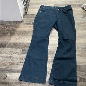Kimes Ranch Dark Blue Flare Jeans